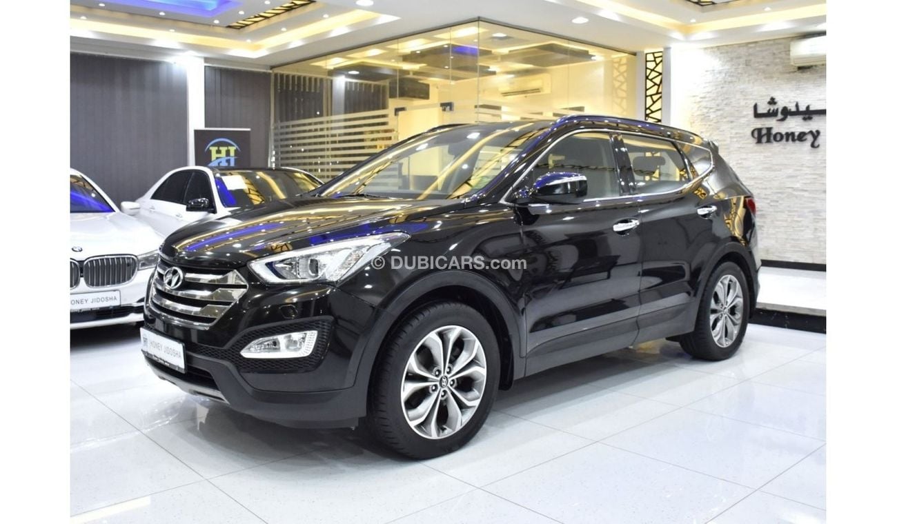 Hyundai Santa Fe EXCELLENT DEAL for our Hyundai SantaFe 4WD ( 2014 Model ) in Black Color GCC Specs