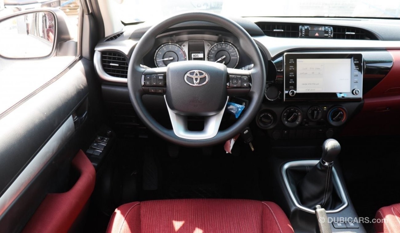 Toyota Hilux 2021 2.7L VVTI/Manual/LED/20"Alloy/Chrome/17"Alloy/Red Interior/Armrest/DVD/Camera/