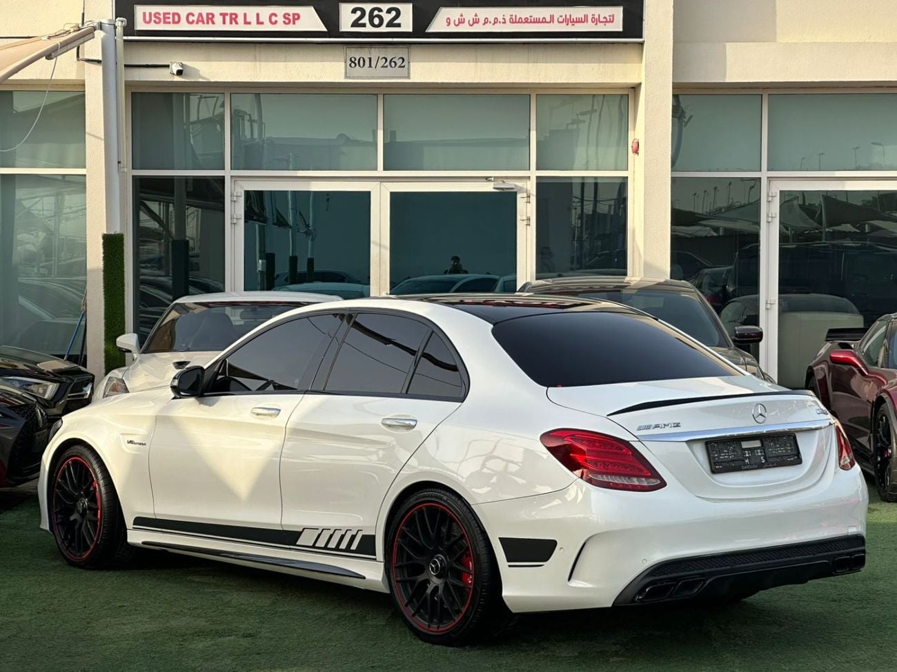 مرسيدس بنز C 36 AMG مرسيدس بنز AMG C63S خليجي 2015 فل ابشن صبغ وكاله بحاله ممتازه