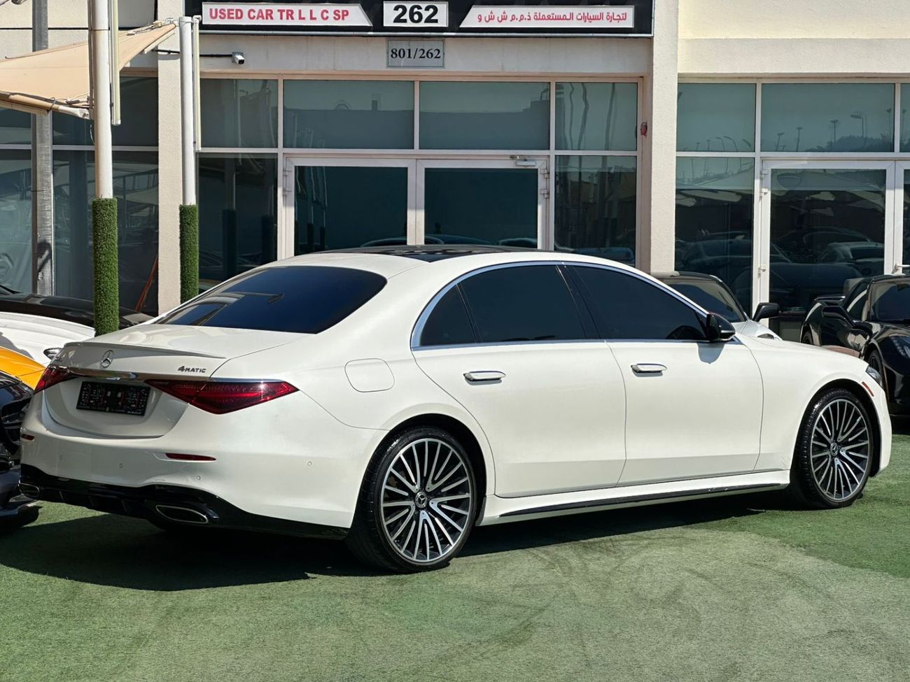 مرسيدس بنز S 580 مرسيدس بنز S580 وارد 2022 كلين تايتل صبغ وكاله ف اوبشن بحاله ممتازه