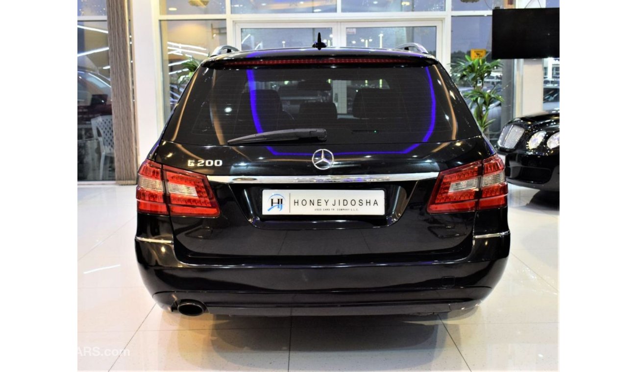 مرسيدس بنز E200 ONLY 135000 KM Mercedes Benz E200 2012 Model!! in Black Color! GCC Specs