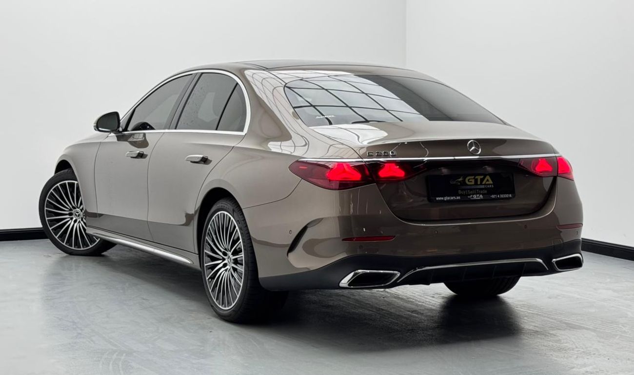 مرسيدس بنز E200 2.0L 2025 Mercedes-Benz E 200, 2029 Mercedes Warranty And Service Pack, GCC