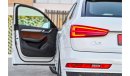 Audi Q3 Q3 35TFSI Quattro S-Line | 1,743 P.M | 0% Downpayment | Perfect Condition