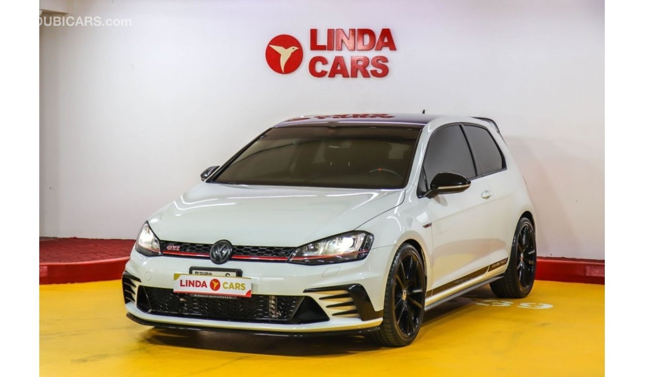 Volkswagen Golf Volkswagen GTI Clubsport 2017 GCC under Agency Warranty with Zero Down-Payment.