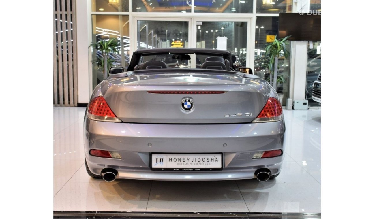 BMW 645 EXCELLENT DEAL for our BMW 645Ci CONVERTIBLE ( 2004 Model! ) in Silver Color! GCC Specs