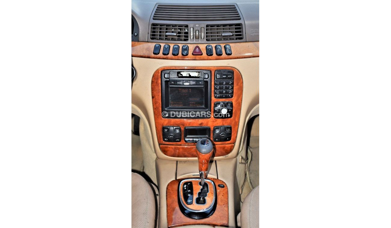 مرسيدس بنز S 350 "( AS IT IS )" Mercedes Benz S350 2001 Model!! in White Color! GCC Specs