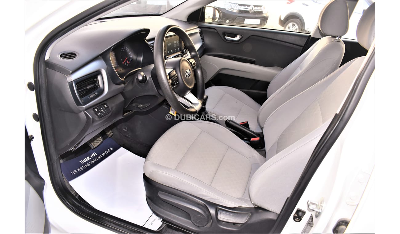 Used Kia Rio AED 978 PM | 0% DP | 1.4L EX GCC WARRANTY 2020 for sale in ...