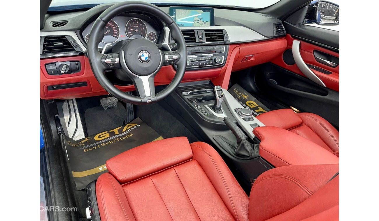 بي أم دبليو 420 2017 BMW 420i Convertible M-Sport, June 2022 BMW Warranty, June 2025 BMW Service Package, GCC
