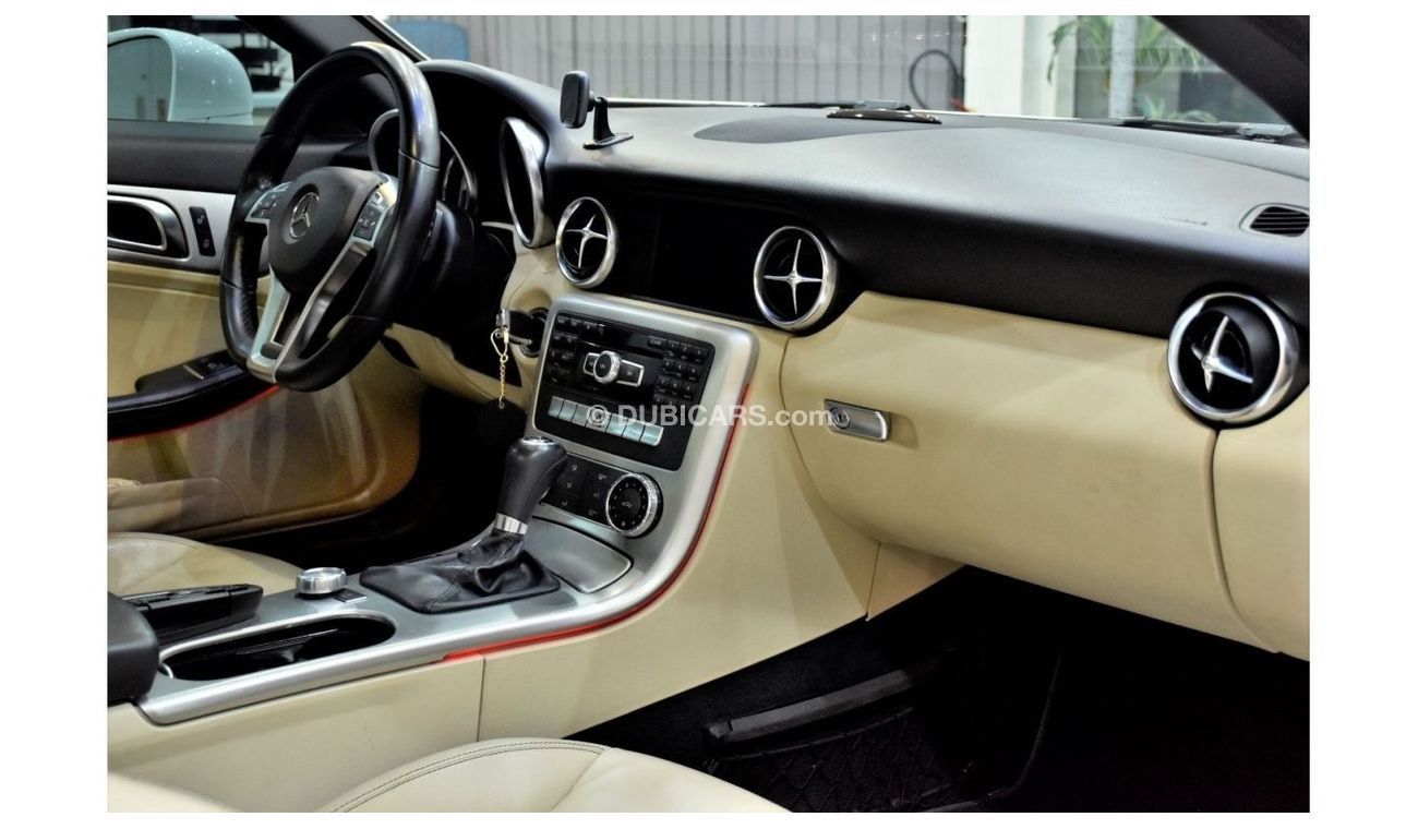 Mercedes-Benz SLK 250 EXCELLENT DEAL for our Mercedes Benz SLK 250 ( 2012 Model ) in White Color GCC Specs