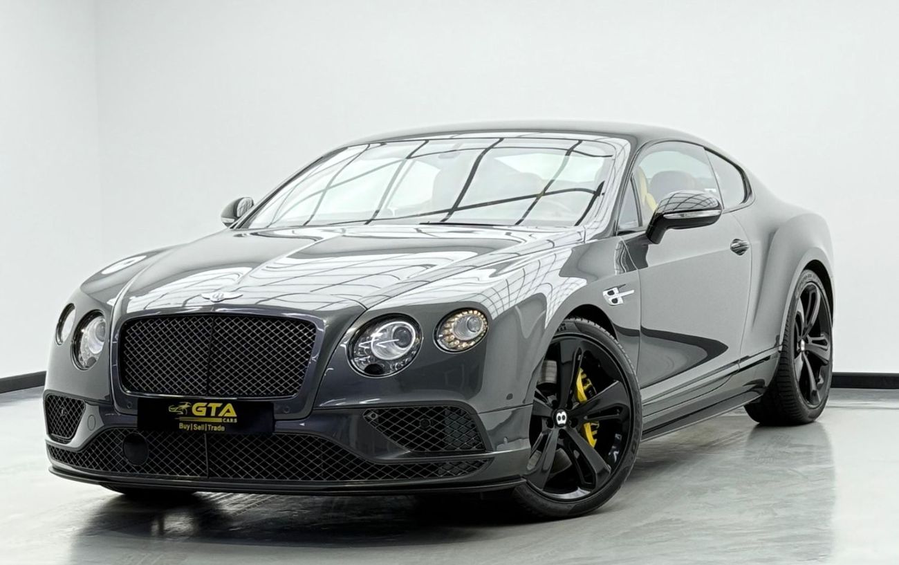 بنتلي كونتيننتال جي تي Speed W12 2017 Bentley Continental GT Speed W12, Service History, Low Kms, Excellent Condition, GCC