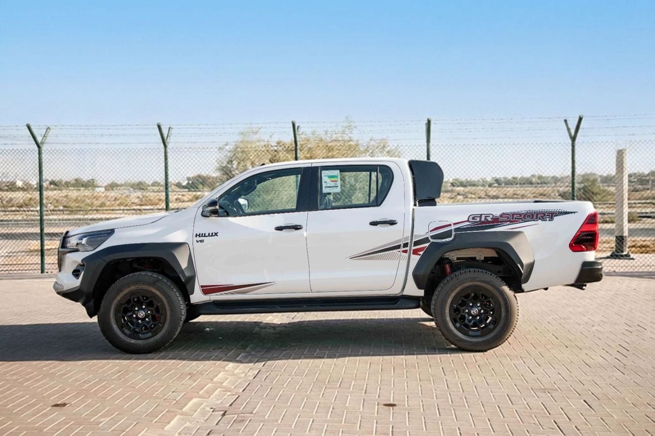 تويوتا هيلوكس GR Sport 4.0L - Platinum White Pearl Inside Black | Export Only