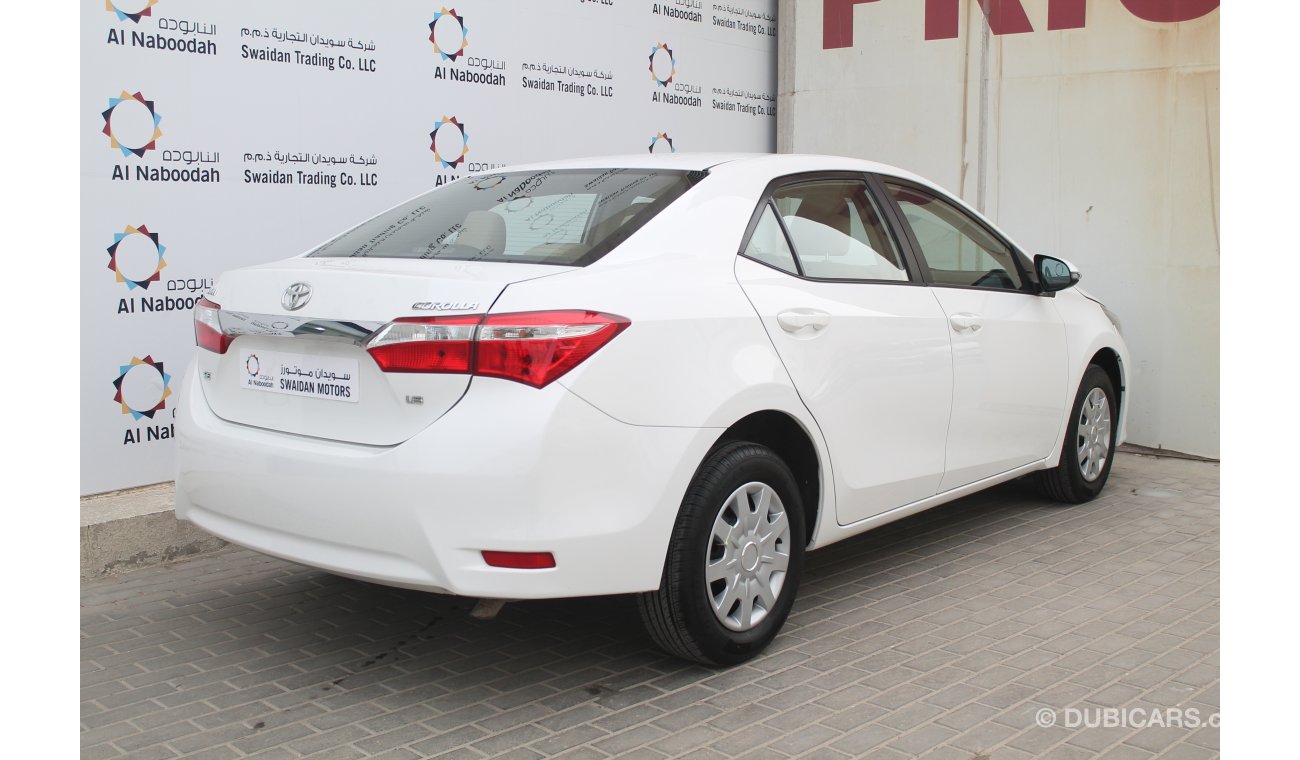 Toyota Corolla 1.6L SE 2016 GCC DEALER WARRANTY AND FREE INSURANCE