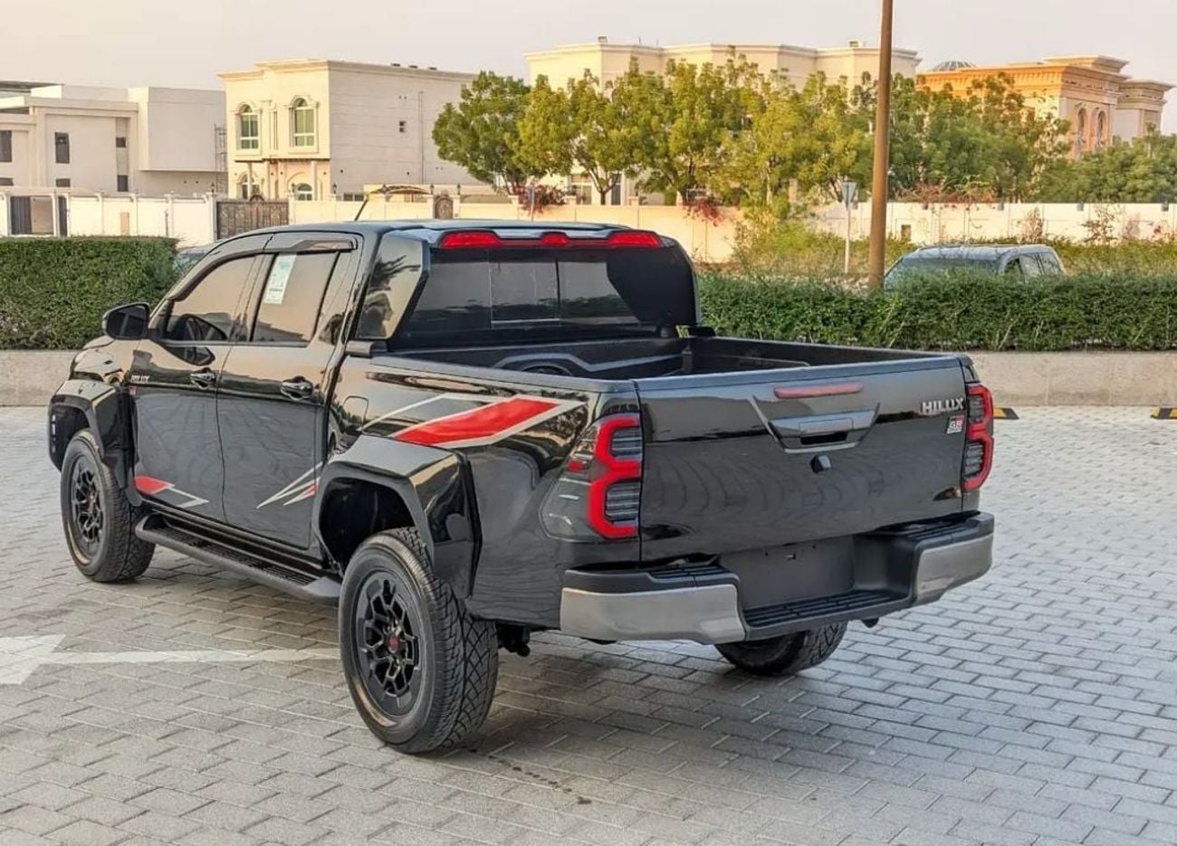 تويوتا هيلوكس Toyota Hilux GR sports 2021Model Facelifted 2025 2.7 v4 petrol Engine Colour Black push start Transm