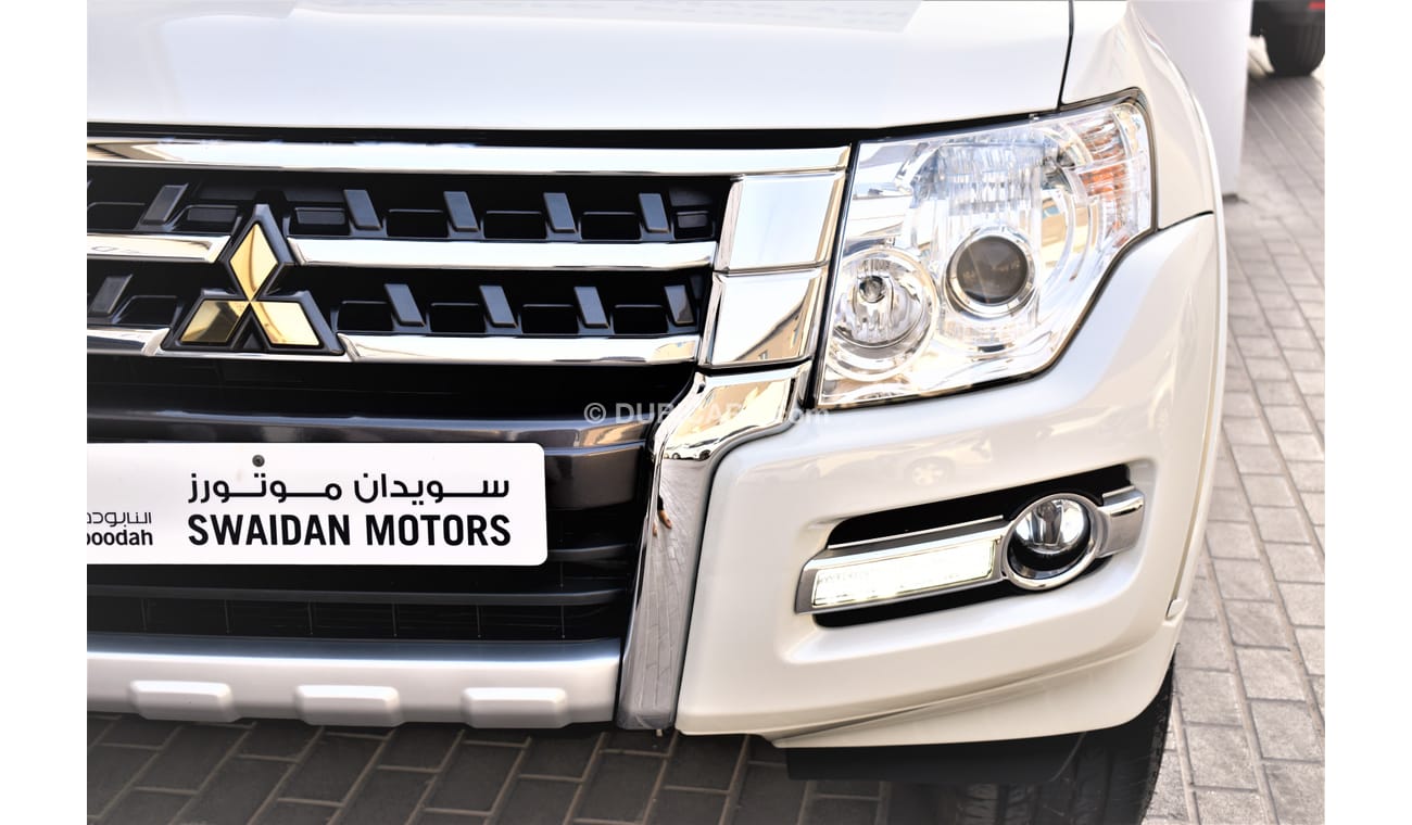 Mitsubishi Pajero AED 1249 PM I 3.0L GLS V6 4WD GCC DEALER WARRANTY