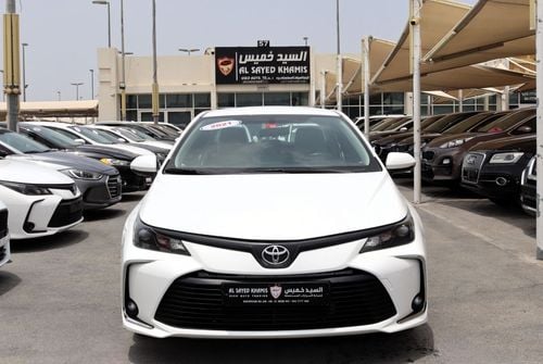 تويوتا كورولا XLI خالية من الحوادث  - خليجي - صبغة وكالة - مكينة 1600 سي سي - انتاج شهر 8 - 2021 -بحالة الوكالة من