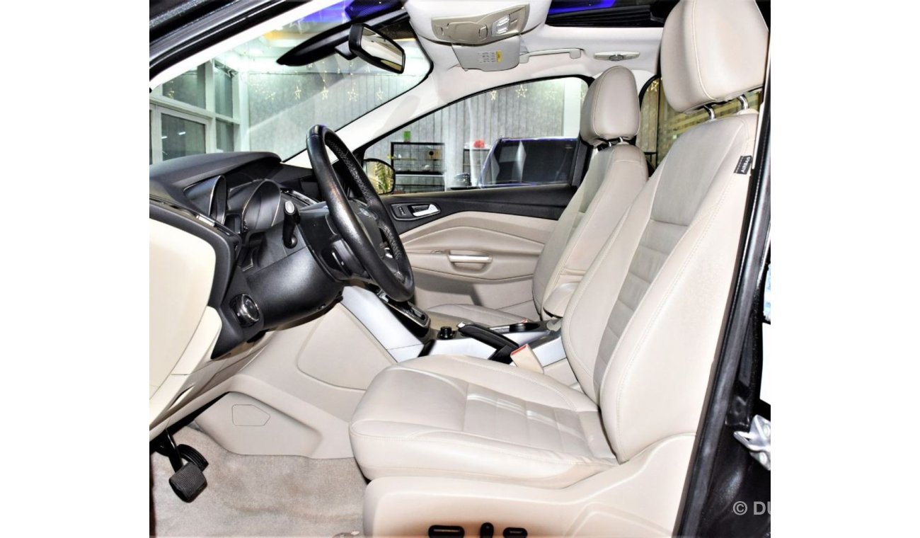 فورد إيسكاب (ORIGINAL PAINT صبغ وكاله )AMAZING Ford Escaped SE 2014 Model!! in Black Color! GCC Specs