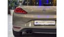 Volkswagen Scirocco EXCELLENT DEAL for our Volkswagen Scirocco 2.0 TSi ( 2016 Model ) in Brown Color GCC Specs