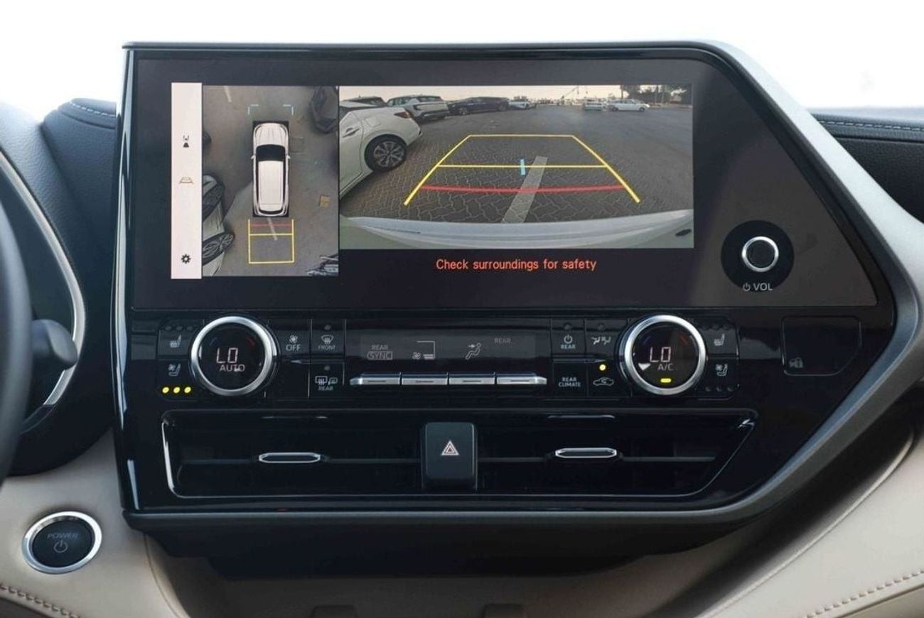 Toyota Highlander 2024 TOYOTA HIGHLANDER 2.5 VXR Hybrid - WHITE inside BEIGE | Export Only