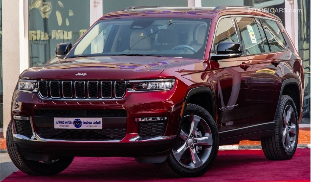 جيب جراند واجونير سبورت Jeep grand Cherokee red-beige-2022