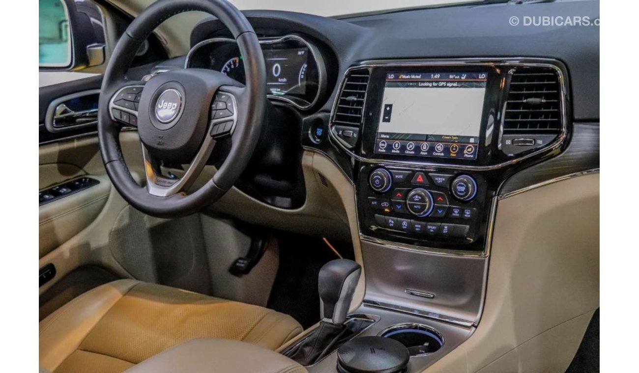 جيب شيروكي Jeep Grand Cherokee 2019 GCC under Agency Warranty with Zero Down-Payment.