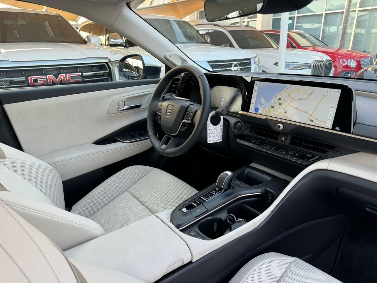 تويوتا كراون تويوتا كراون هايبرد خليجي 2023 تشييكات الوكالة (تحت الضمان وكالة الفطيم ) صبغ وكالة بحالة الوكالة  ف