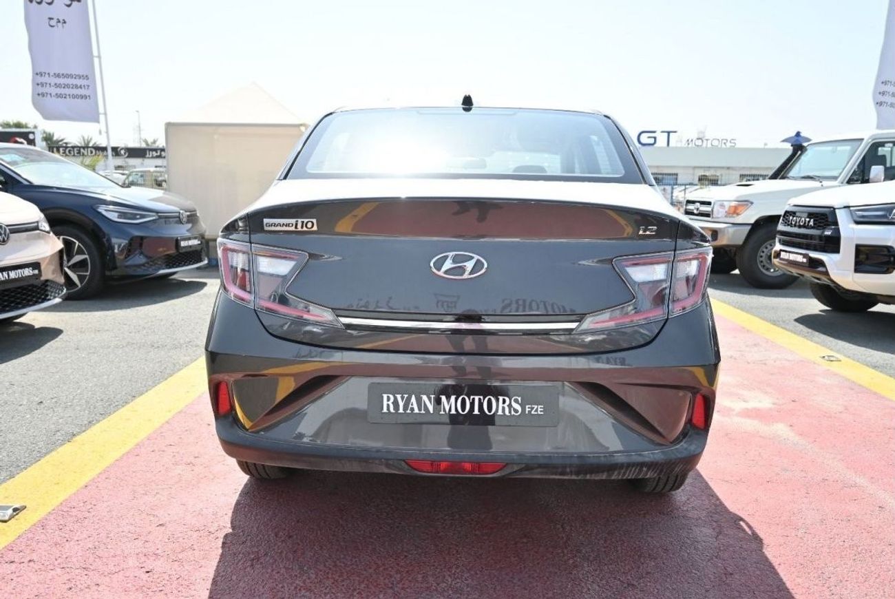 هيونداي جراند i10 هيونداي جراند آي 10 سعة 1.2 لتر بنزين سيدان دفع أمامي 4 أبواب لون رمادي موديل 2023