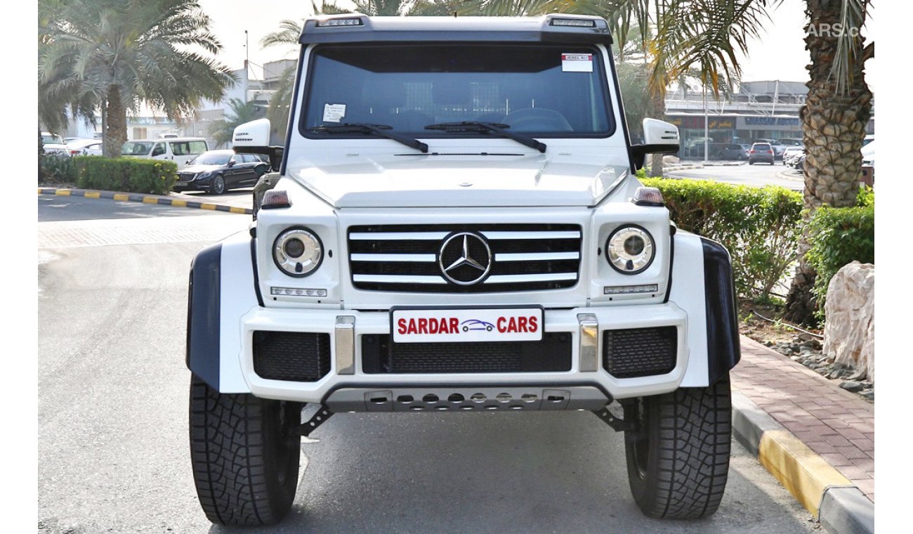 مرسيدس بنز G 500 4X4² German Specs