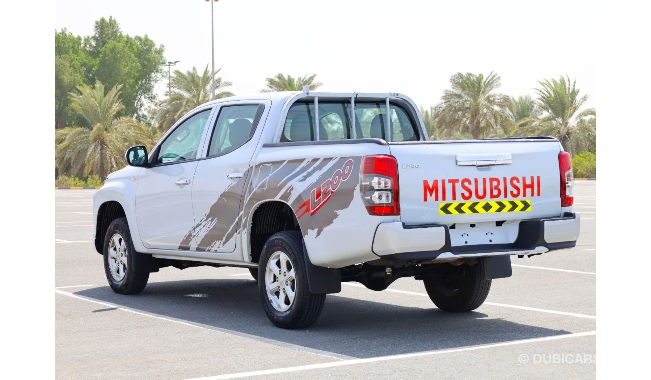 Mitsubishi L200 4x4 | Power Locks, Windows, Mirror | Petrol Engine | Excellent Condition | GCC