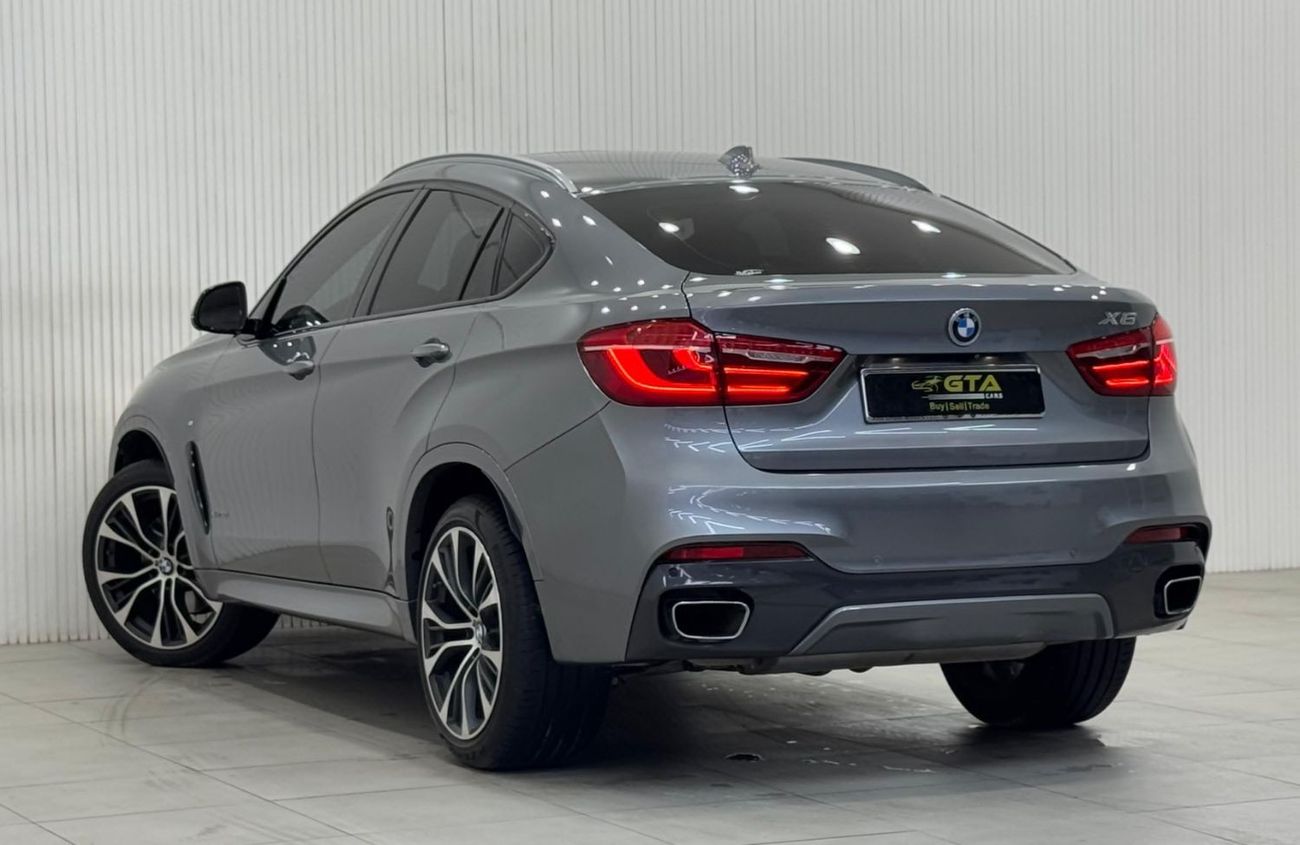 بي أم دبليو X6 50i M Sport 4.4L 2018 BMW X6 xDrive50i M-Kit, Warranty, Full BMW Service History, Low Kms, GCC