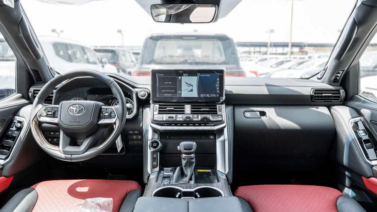 تويوتا لاند كروزر 2025 Toyota Land Cruiser VX 4.0L AT Petrol (Black-Red)