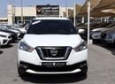 Nissan Kicks SV ACCIDENTS FREE - GCC - FULL OPTION - ENGINE 1600 CC - PERFECT CONDITION INSIDE OUT