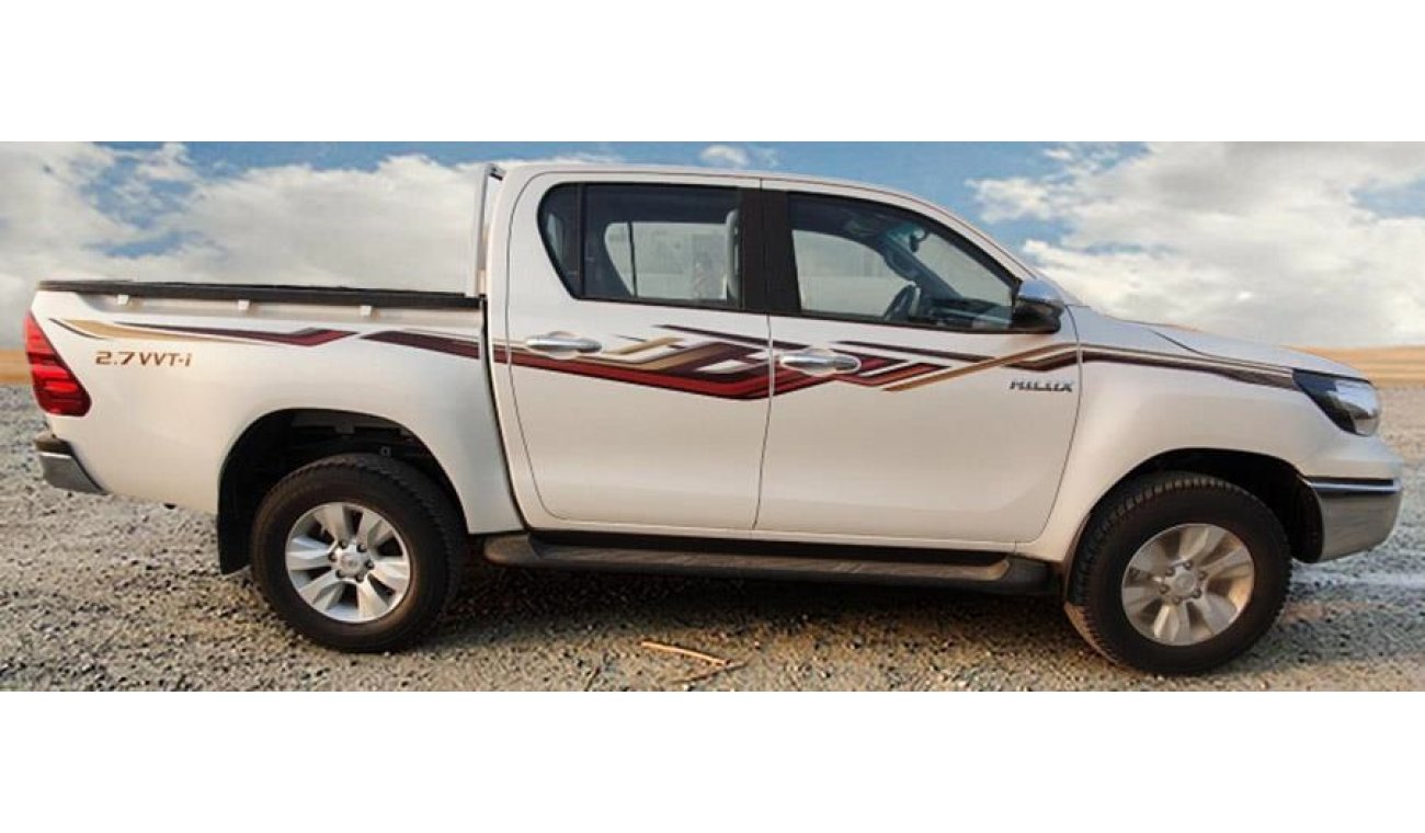 Toyota Hilux 2.7 DC 4x4 6AT STEEL WIDE BUMPER. AC. CAM AVAILABLE IN COLORS