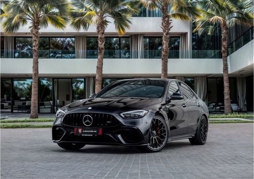 مرسيدس بنز C 63 AMG S  | 671 HP | 8,421 P.M  | 0% Downpayment | Agency Warranty