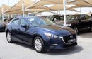 Mazda 3 Comfort Plus ACCIDENTS FREE - GCC - MID OPTION - PERFECT CONDITION INSIDE OUT