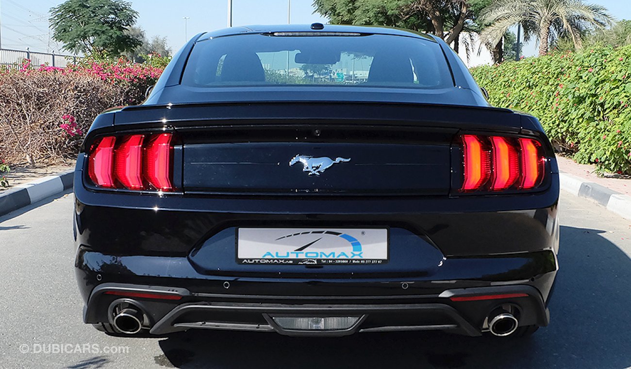 Ford Mustang Ecoboost 2019, GCC, 0km w/ 3 Years or 100K km Warranty and 60K km Service from Al Tayer