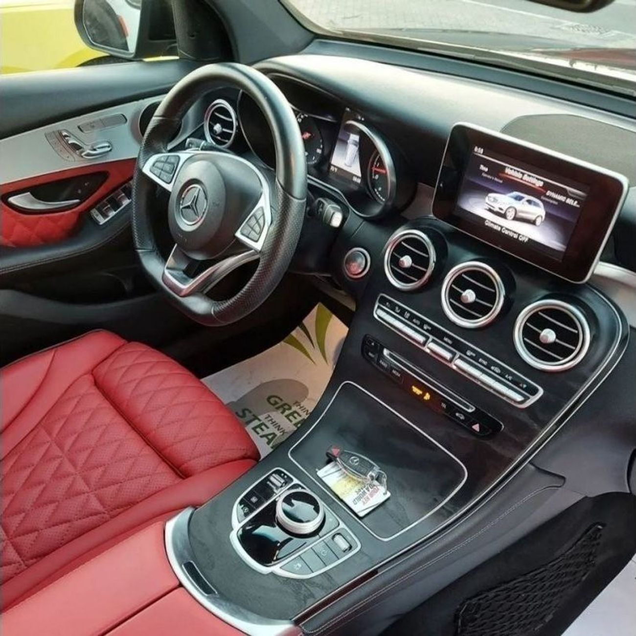 مرسيدس بنز GLC 300 رقم1وارد أمريكي بنوراما سرفيس كامل توايرجديدة