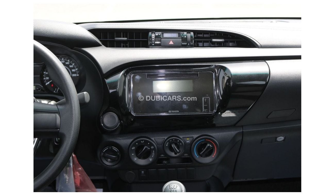 Toyota Hilux 2022 | 2.4L M/T 4WD WITH FABRIC SEATS BLACK INTERIOR EXPORT ONLY