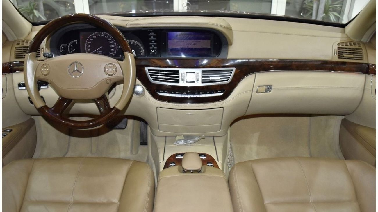 Mercedes-Benz S 500 EXCELLENT DEAL for our Mercedes Benz S500 ( 2006 Model ) in Burgundy Color GCC Specs