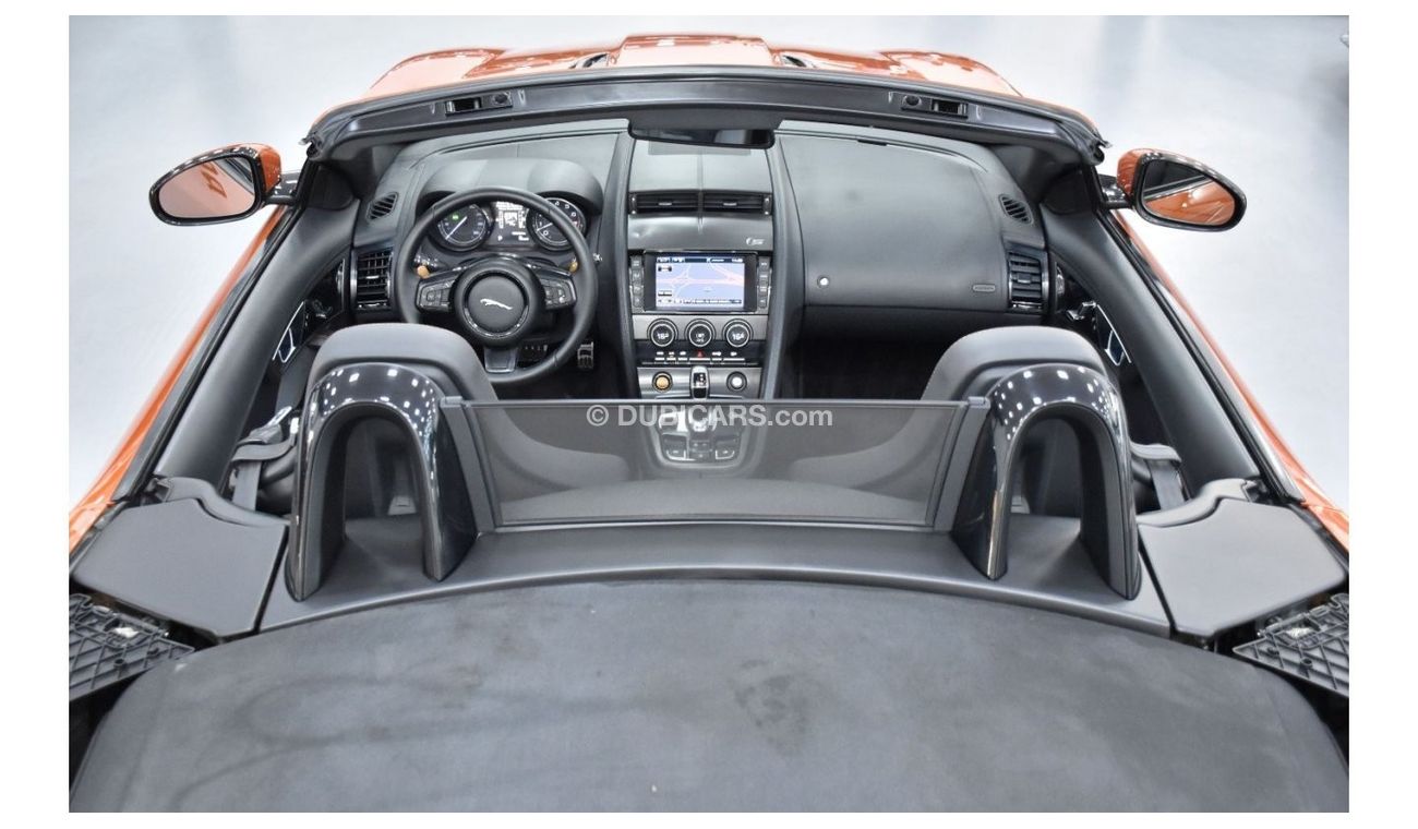 Jaguar F Type EXCELLENT DEAL for our Jaguar F-Type S V8 ( 2014 Model ) in Orange Color GCC Specs