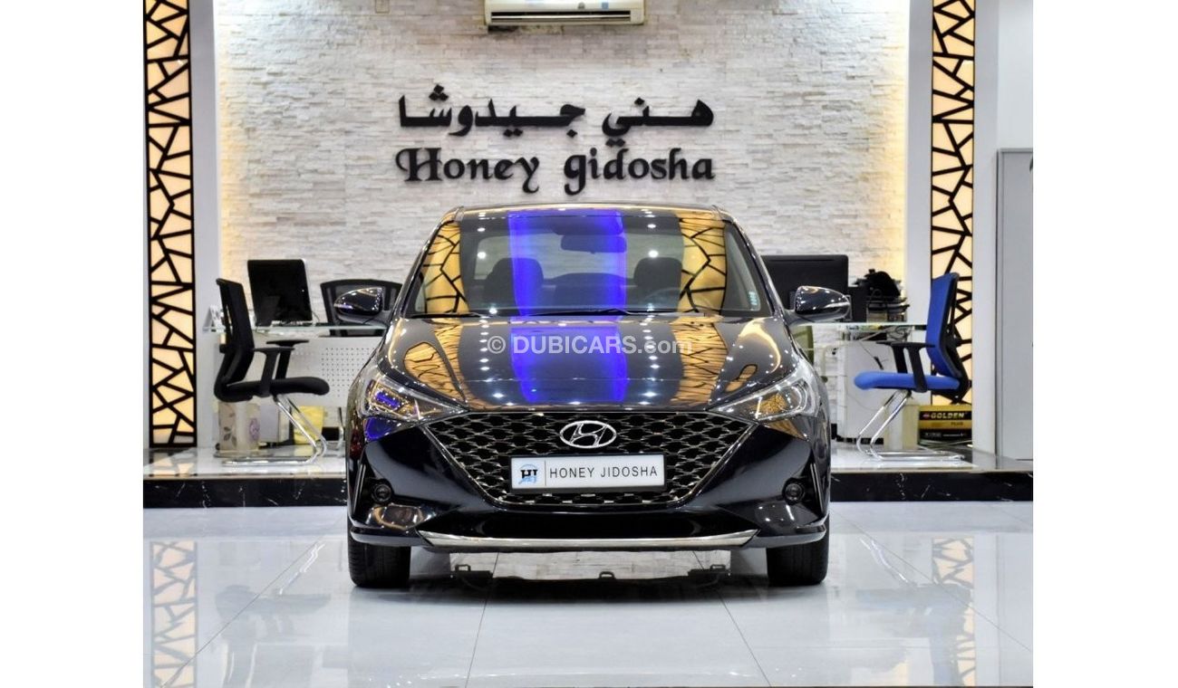 Hyundai Accent EXCELLENT DEAL for our Hyundai Accent 1.6 ( 2022 Model ) in Blue Color GCC Specs