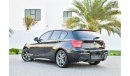 BMW 135 - Agency Warranty Until June 2021 - AED 1,645 Per Month - 0% Down Payment