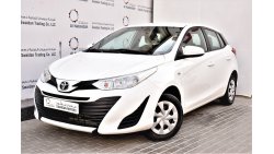 تويوتا يارس AED 1076 PM | 1.3L SE HB GCC DEALER WARRANTY