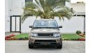 Land Rover Range Rover Sport HSE Range Rover Sport - GCC - AED 2,606 PER MONTH - 0% DOWNPAYMENT