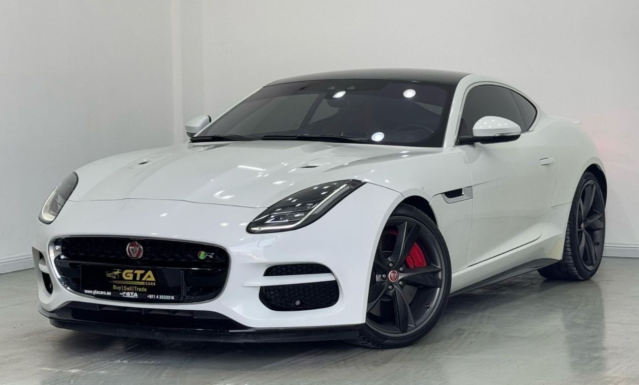 جاكوار F Type R 5.0L (550 HP) Coupe AWD 2018 Jaguar F-Type R, Warranty, Full Jaguar Service History, Excellent Con