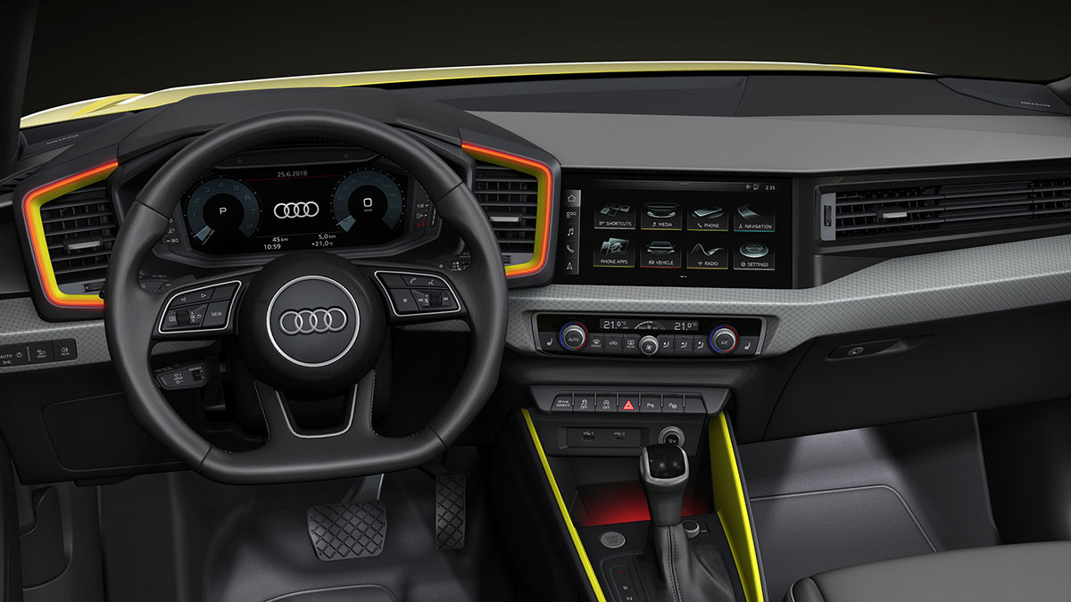 Audi A1 interior - Cockpit