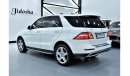 Mercedes-Benz ML 350 EXCELLENT DEAL for our Mercedes Benz ML350 ( 2014 Model ) in White Color GCC Specs