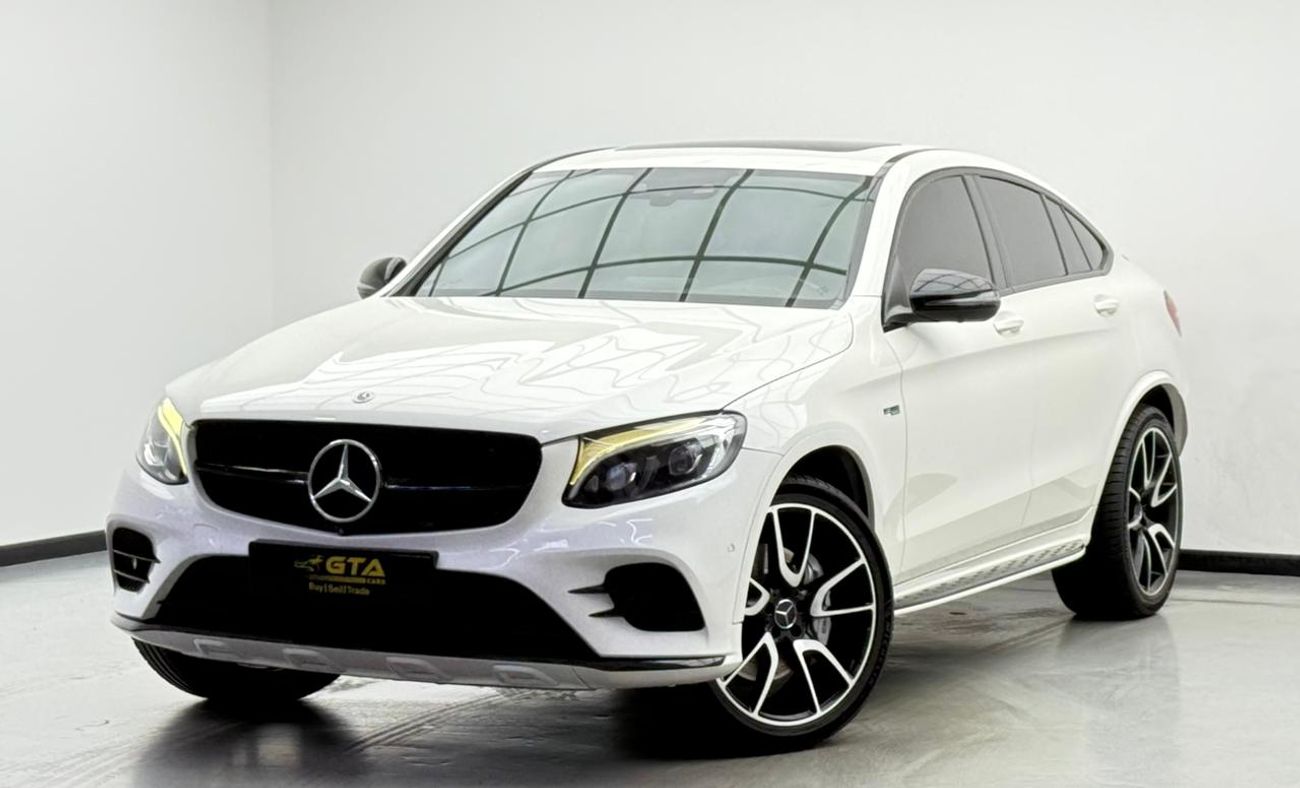 مرسيدس بنز GLC 43 AMG 4MATIC 3.0L (367 HP) 2017 Mercedes Benz GLC43 AMG 4MATIC+ Coupe, 2026 AAA Warranty, Excellent Condit