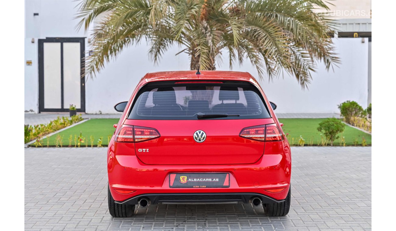 فولكس واجن جولف GTI | 1,253 P.M | 0% Downpayment | Full Option | Spectacular Condition!