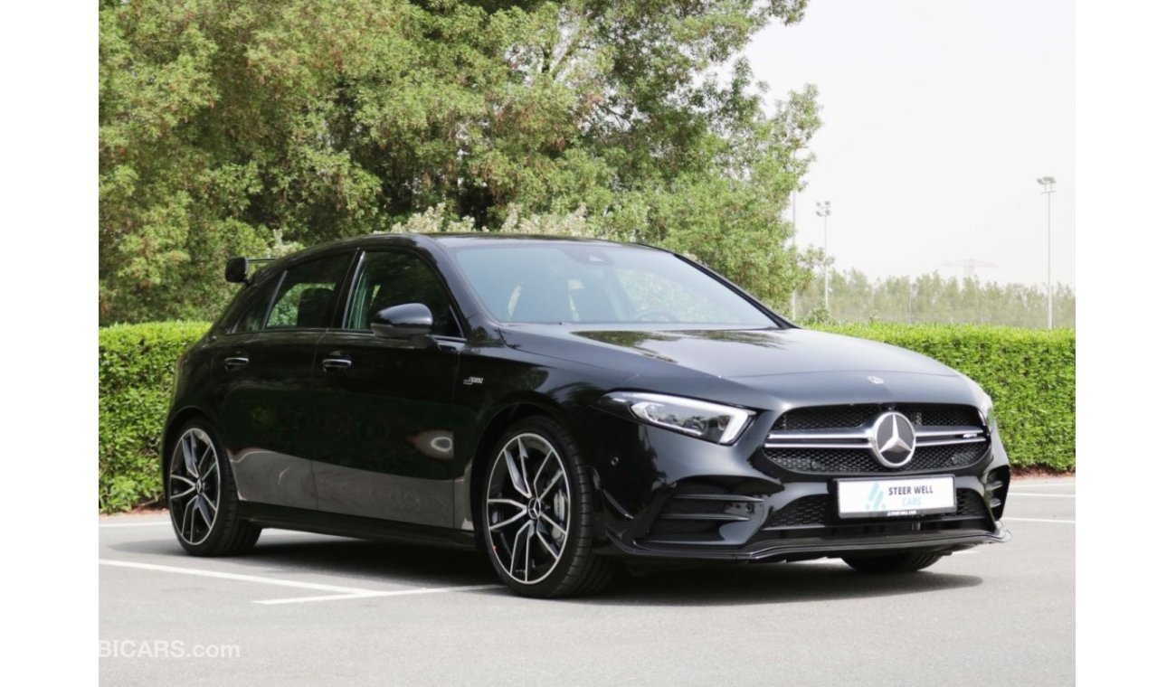 مرسيدس بنز A 35 AMG 2021 | A 35 - WITH AERODYNAMIC KIT - 2 YEARS WARRANTY AND GCC SPECS | EXCLUSIVE OF VAT