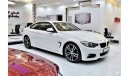 BMW 428i EXCELLENT DEAL for our BMW 428i M-Kit ( 2016 Model ) in White Color GCC Specs